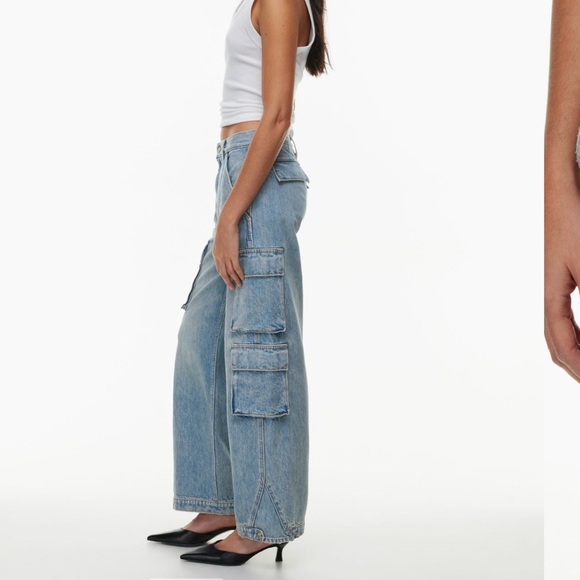 Aritzis- The '90s Millie Hi-Rise Cargo Jean. Size 27 - Picture 2 of 10